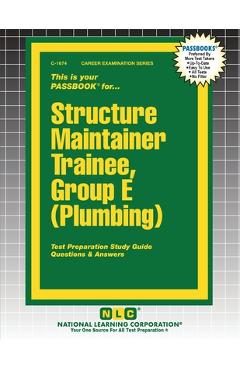Coperta cărții 'Structure Maintainer Trainee, Group E (Plumbing) -'