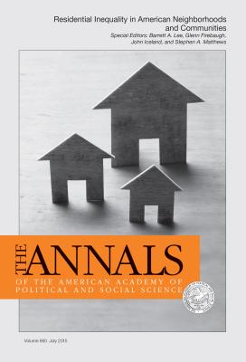 Coperta cărții 'The Annals of the American Academy of Political and Social Science: Special Issue: Residential Inequality in American'