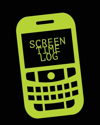 Coperta cărții 'Screen Time Log: Daily Track Kids Screenfree Digital Detox, Screen Activities Tracker, For Parents, Journal, Book - Amy'