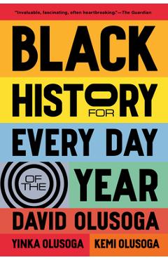 Coperta cărții 'Black History for Every Day of the Year - David Olusoga'