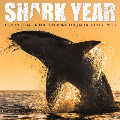 Shark Year 2026 12 X 12 Wall Calendar -