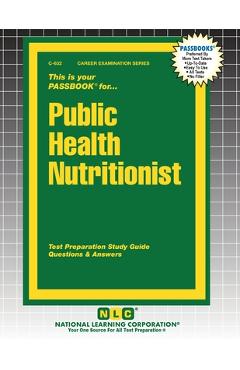 Coperta cărții 'Public Health Nutritionist -'