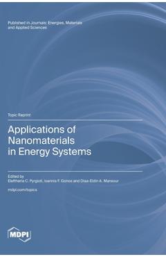 Coperta cărții 'Applications of Nanomaterials in Energy Systems - Eleftheria C. Pyrgioti'