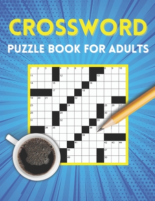 Coperta cărții 'Crossword puzzle book for adults - Thomas A. Davis'