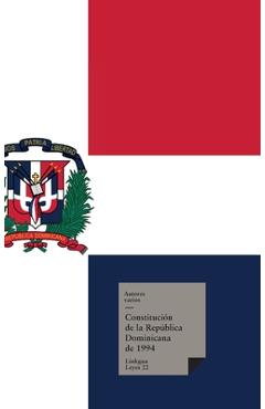 Coperta cărții 'Constitución de la República Dominicana de 1994 - Autores Varios'