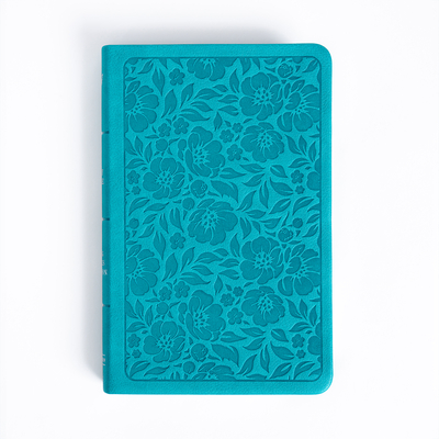 KJV Personal Size Bible, Teal Leathertouch -