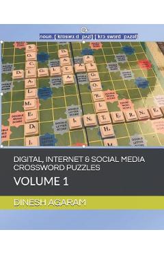 Coperta cărții 'Digital, Internet & Social Media Crossword Puzzles: Volume 1 - Dinesh Agaram'