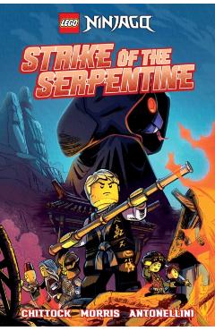 Coperta cărții 'Lego Ninjago: Strike of the Serpentine (Graphic Novel) - Cameron Chittock'