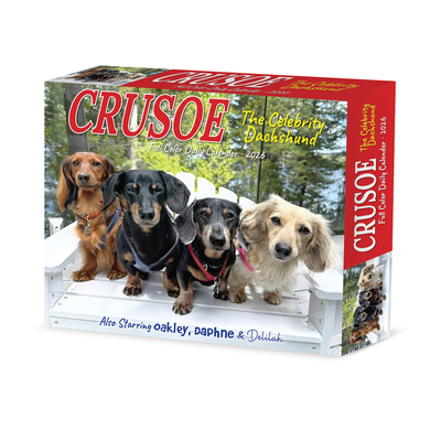 Crusoe the Celebrity Dachshund 2026 5.4 X 6.2 Box Calendar - Ryan Beauchesne