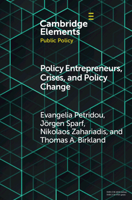 Coperta cărții 'Policy Entrepreneurs, Crises, and Policy Change - Evangelia Petridou'