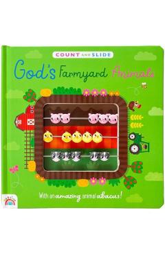God's Farmyard Animals: A Count and Slide Book -