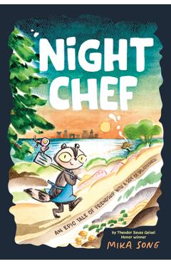 Poza produsului Night Chef: An Epic Tale of Friendship with a Side of Deliciousness! (a Graphic Novel) - Mika Song