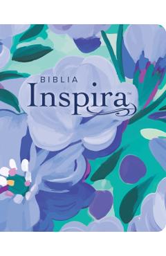 Biblia Inspira Ntv, Letra Grande Con Filament (Sentipiel, Ramo Azul) -