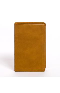 Coperta cărții 'KJV Personal Size Bible, Camel Suedesoft Leathertouch -'