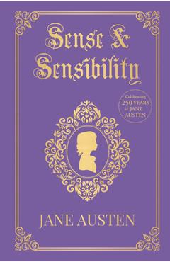 Coperta cărții 'Sense and Sensibility (Deluxe Hardbound Edition) - Jane Austen'