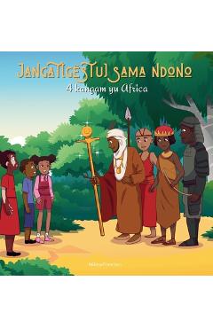 Coperta cărții 'Jangat(gëstu) sama ndono: 4 kangam yu Africa - Mélissa Francisco'