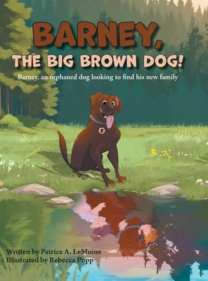Coperta cărții 'Barney, The Big Brown Dog!: Barney, an orphaned dog looking to find his new family - Patrice A. Lemoine'