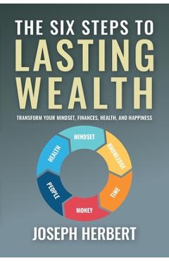 Coperta cărții 'The Six Steps to Lasting Wealth: Transform Your Mindset, Finances, Health, and Happiness - Joseph Herbert'