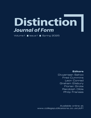 Distinction. Journal of Form. V1(1) Spring 2025 - Divyamaan Sahoo