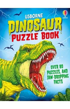 Coperta cărții 'Dinosaur Puzzle Book - Kirsteen Robson'