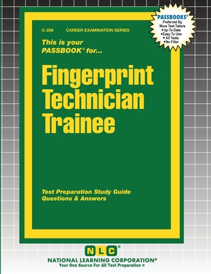Coperta cărții 'Fingerprint Technician Trainee -'