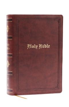 Coperta cărții 'KJV Holy Bible: Personal Size Giant Print, Brown Leathersoft, Red Letter, Comfort Print: King James Version -'
