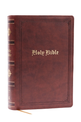 KJV Holy Bible: Personal Size Giant Print, Brown Leathersoft, Red Letter, Comfort Print: King James Version - 