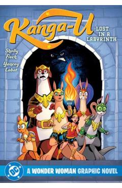 Coperta cărții 'Kanga-U: Lost in a Labyrinth - Sholly Fisch'