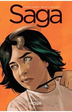 Coperta cărții 'Saga Book Four - Brian K. Vaughan'
