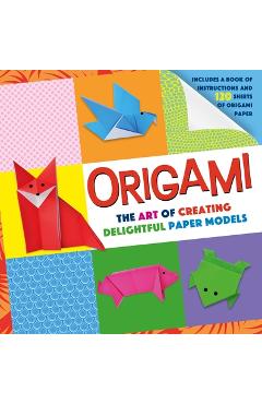 Coperta cărții 'Origami: Includes a Book of Instructions and 120 Sheets of Origami Paper [With Origami Paper] - Lisa Miles'