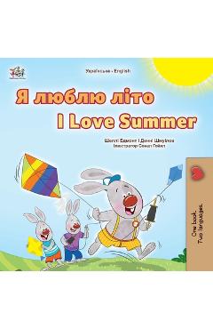Coperta cărții 'I Love Summer (Ukrainian English Bilingual Children's Book) - Shelley Admont'
