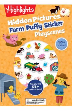 Poza produsului Farm Hidden Pictures Puffy Sticker Playscenes - 
