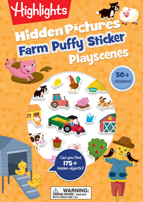 Farm Hidden Pictures Puffy Sticker Playscenes - 