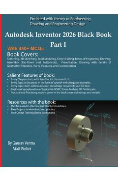 Poza produsului Autodesk Inventor 2026 Black Book Part I - Gaurav Verma