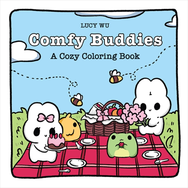 Coperta cărții 'Comfy Buddies: A Cozy Coloring Book - Lucy Wu'