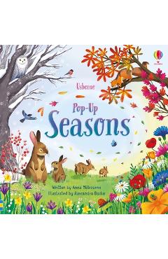 Coperta cărții 'Pop-Up Seasons - Anna Milbourne'