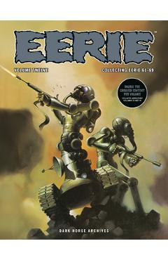 Coperta cărții 'Eerie Archives Volume 12 (Double-Sized Volume) - Bernie Wrightson'
