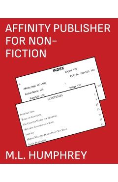 Coperta cărții 'Affinity Publisher for Non-Fiction - M. L. Humphrey'