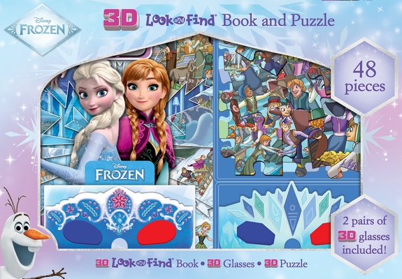 Disney Frozen: 3D Look and Find Book and Puzzle - Art Mawhinney