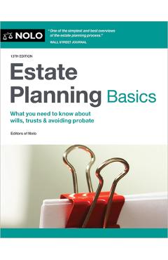 Coperta cărții 'Estate Planning Basics - Editors Of Nolo'
