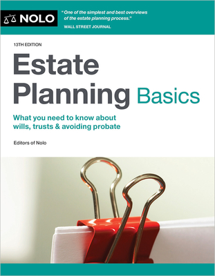 Coperta cărții 'Estate Planning Basics - Editors Of Nolo'