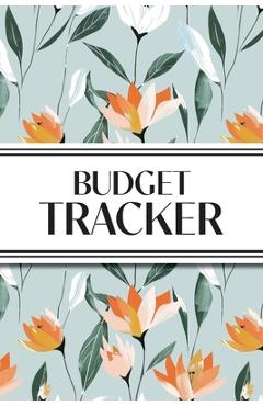 Coperta cărții 'Budget Tracker (Orange and White Flowers): 6