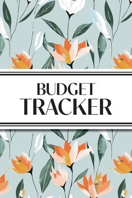 Coperta cărții 'Budget Tracker (Orange and White Flowers): 6