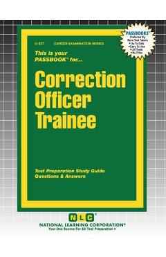 Coperta cărții 'Correction Officer Trainee -'