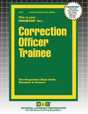 Coperta cărții 'Correction Officer Trainee -'