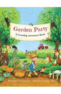 Coperta cărții 'Garden Party: A Counting Adventure Book: A Counting Adventure Book - Tania Guarino'