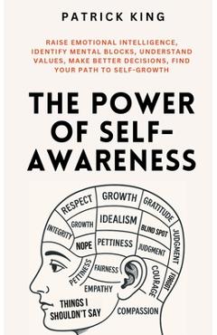 Coperta cărții 'The Power of Self-Awareness: Raise Emotional Intelligence, Identify Mental Blocks, Understand Values, Make Better'