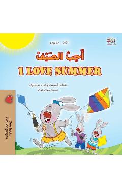 Coperta cărții 'I Love Summer (Arabic English Bilingual Children's Book) - Shelley Admont'