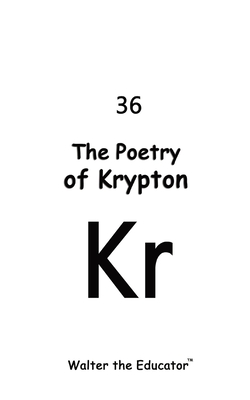 Coperta cărții 'The Poetry of Krypton -'