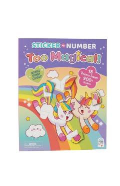 Coperta cărții 'Sticker by Number Too Magical! - Erik Buikema'